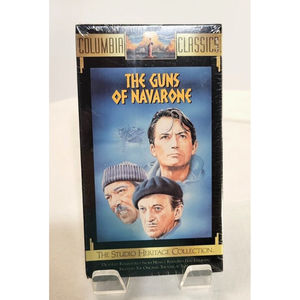 The Guns of Navarone (VHS, 1990) Gregory Peck Anthony Quinn movie sealed